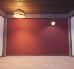 An in-game look at Wine Garnet Stucco Wall.