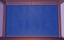 An in-game look at Stained Wood Paneling.