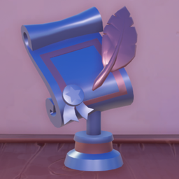 An in-game look at Silver Plot Size Trophy.