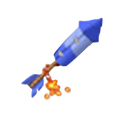 The icon of Blue Tornado Firework in the in-game inventory.