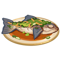 The icon of Steamed Fish in the in-game inventory.