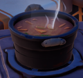 An in-game look at Creamy Carrot Soup.