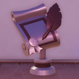 An in-game look at Bronze Plot Size Trophy.