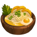The icon of Ramen in the in-game inventory.