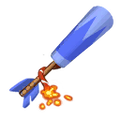 The icon of Blue Spinning Firework in the in-game inventory.