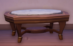 An in-game look at Bellflower Coffee Table.